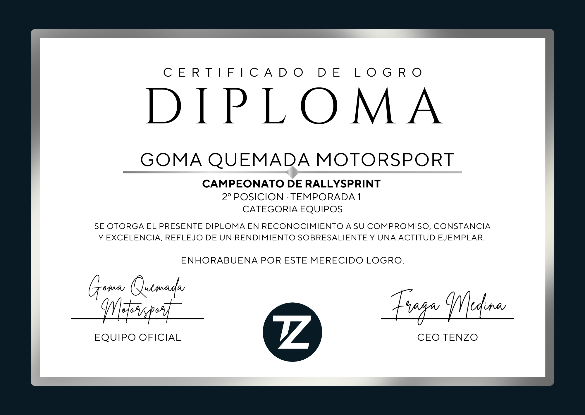 Rallysprint  Temporada 1