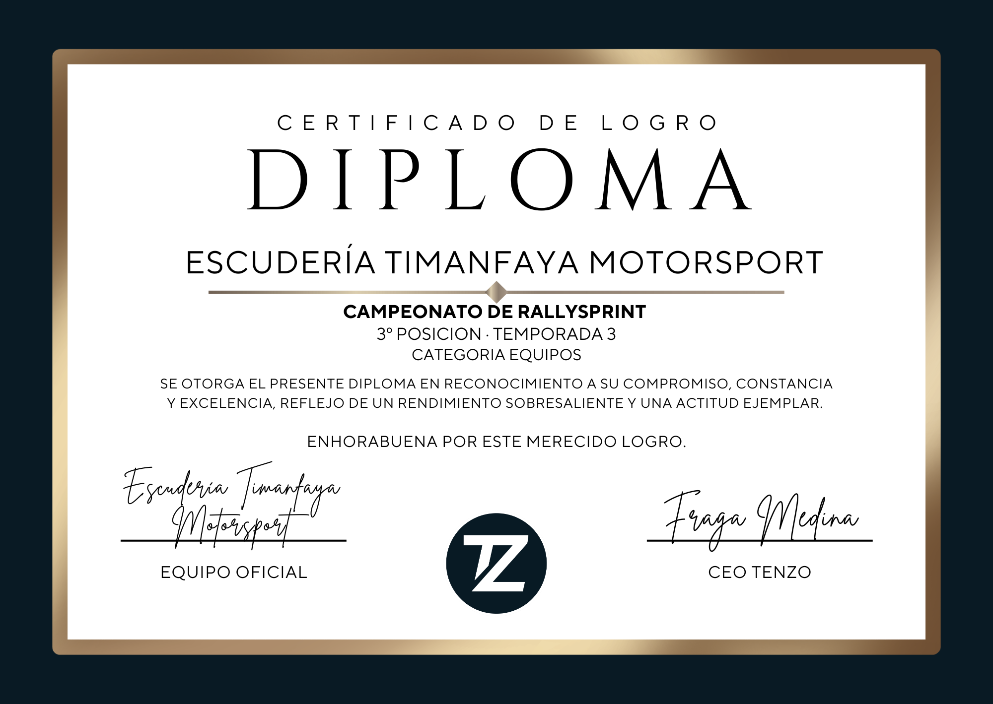 Rallysprint  Temporada 3